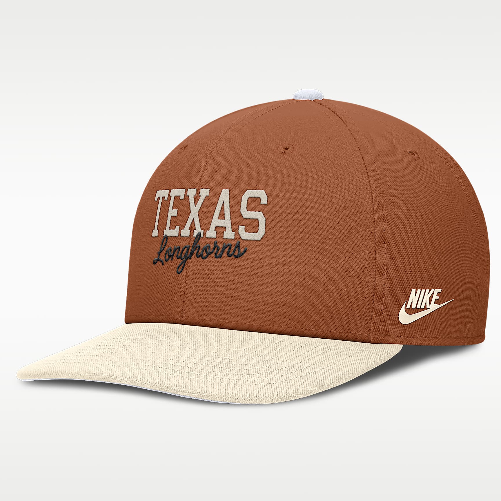 90s 銀タグ 台湾制 Nike Trail Blazers キャップ ブラウン Texas Legacy Script Men's Nike Dri-FIT College Adjustable Hat